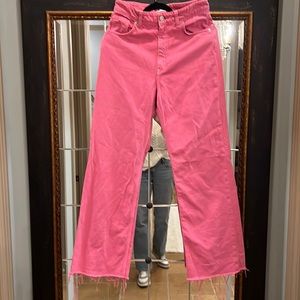 Zara pink jeans , women’s , size 6